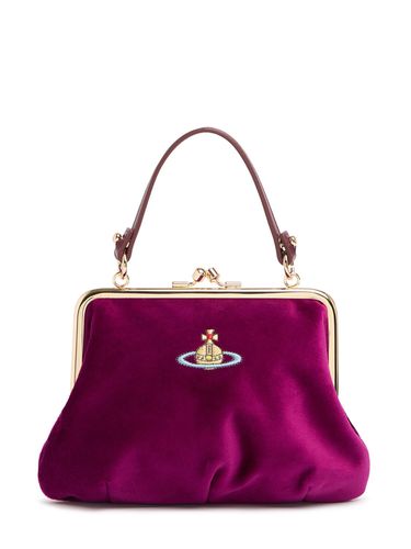 Granny Frame Velvet Top Handle Bag - VIVIENNE WESTWOOD - Modalova