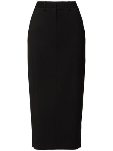 Virgin Wool Long Skirt - HELMUT LANG - Modalova