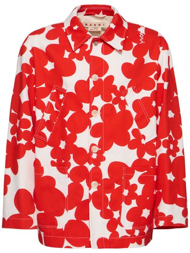 Dillies Gabardine 5 Button Jacket - MARNI - Modalova