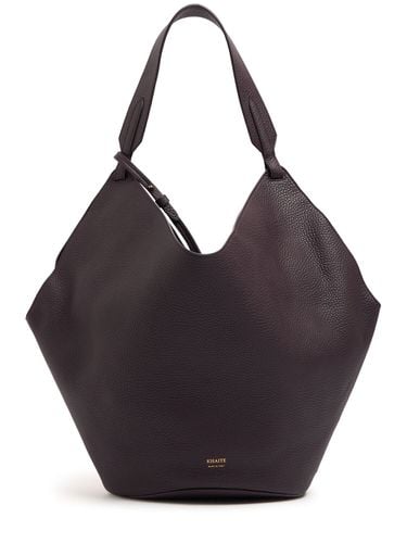 Medium Lotus Leather Tote Bag - KHAITE - Modalova