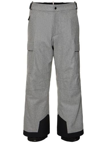 Tech Wool Flannel Ski Pants - MONCLER GRENOBLE - Modalova