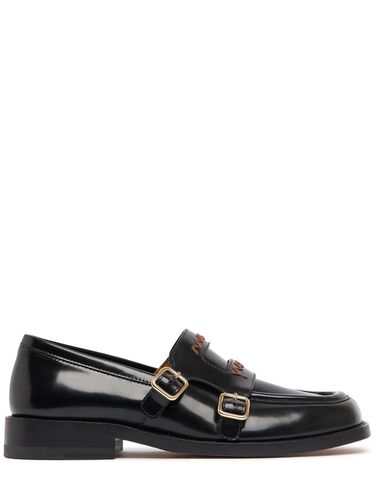 Mm Leather Loafers - MARNI - Modalova