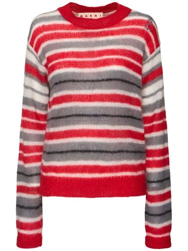 Maglia Girocollo In Misto Mohair - MARNI - Modalova