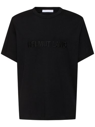 Cotton Logo T-shirt - HELMUT LANG - Modalova