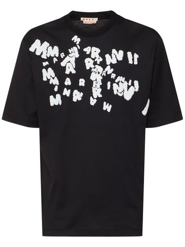 Caos Logo Printed Oversize T-shirt - MARNI - Modalova