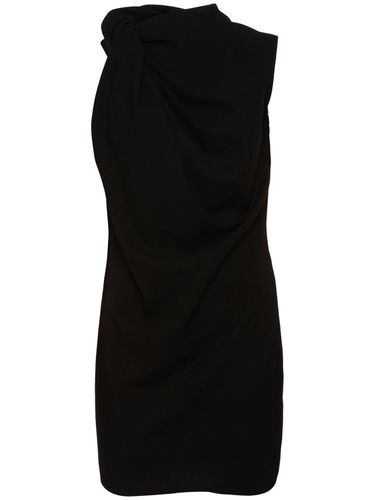 Wool Crepe Dress - ALEXANDER MCQUEEN - Modalova