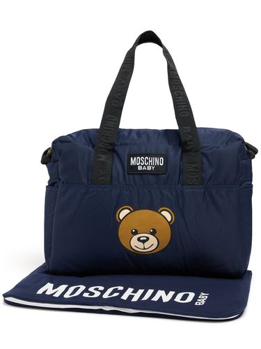 Bolso Cambiador Y Colchoneta De Nylon - MOSCHINO - Modalova