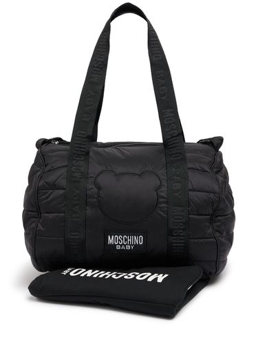 Bolso Cambiador Y Colchoneta De Nylon - MOSCHINO - Modalova