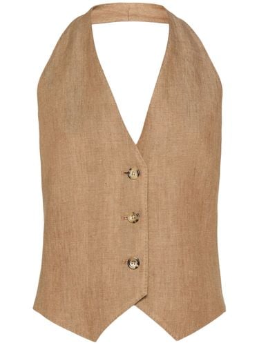 Sauro Linen Vest - MAX MARA - Modalova