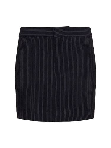 Licoba Pinstriped Crepe Mini Skirt - ISABEL MARANT - Modalova