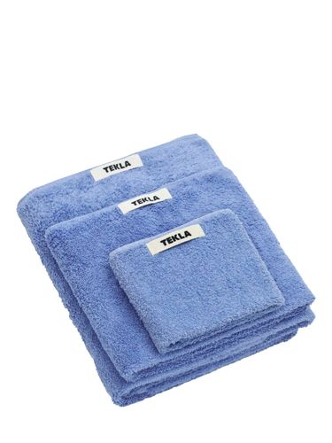 Set Of 3 Organic Cotton Towels - TEKLA - Modalova