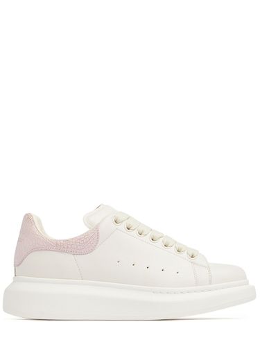 Oversized Leather Sneakers - ALEXANDER MCQUEEN - Modalova