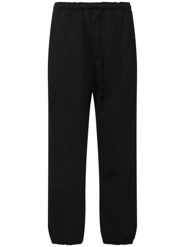 Cotton Blend Track Pants - Y-3 - Modalova