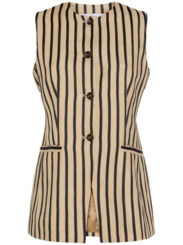 Rodeo Striped Satin Vest - MAX MARA - Modalova