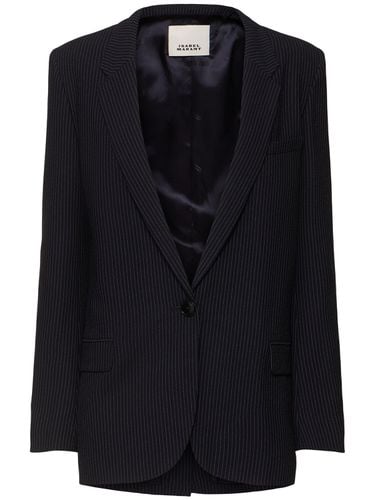 Omelia Pinstriped Crepe Blazer - ISABEL MARANT - Modalova