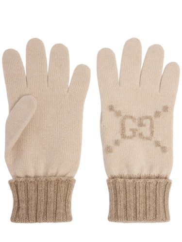 Cashmere Gloves - GUCCI - Modalova