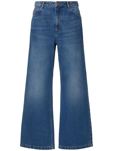 Calvin Wide Denim Jeans - SOEUR - Modalova