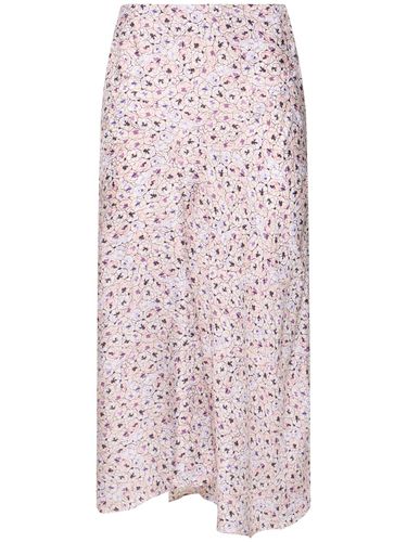 Lisanne Printed Silk Blend Midi Skirt - ISABEL MARANT - Modalova