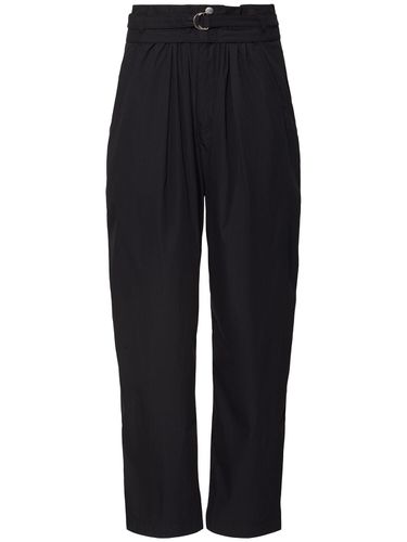 Celia High Rise Cotton Blend Wide Pants - MARANT ETOILE - Modalova