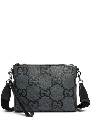 Gg Jumbo Leather Crossbody Bag - GUCCI - Modalova