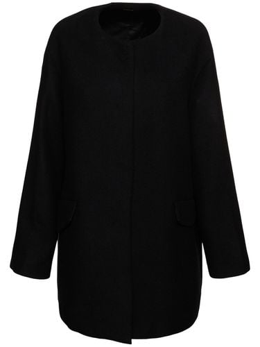 Wool Blend Cape Coat - THEORY - Modalova