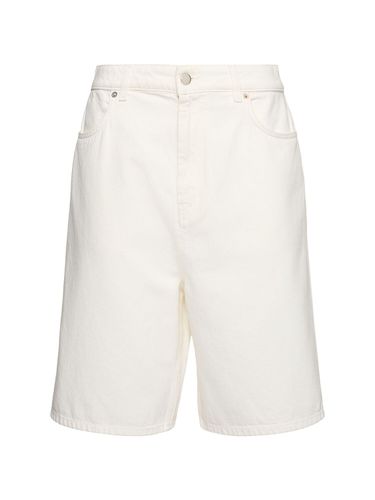 Isu Denim Bermuda Shorts - LOULOU STUDIO - Modalova