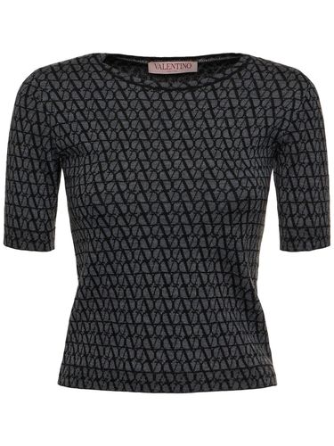 Iconographe Jacquard Knit Top - VALENTINO - Modalova