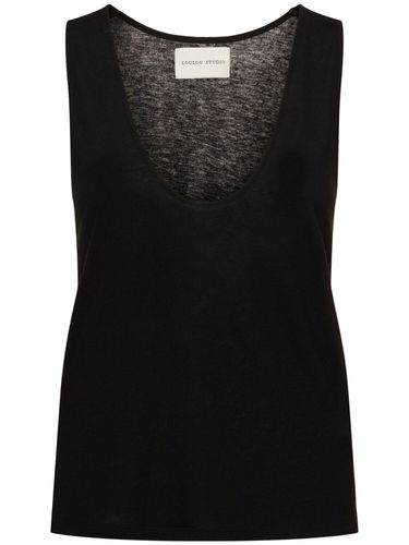 Albia Plunging Tank Top - LOULOU STUDIO - Modalova