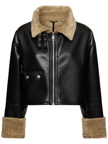 Jemma Faux Shearling Leather Jacket - NANUSHKA - Modalova