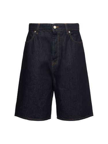 Isu Denim Bermuda Shorts - LOULOU STUDIO - Modalova