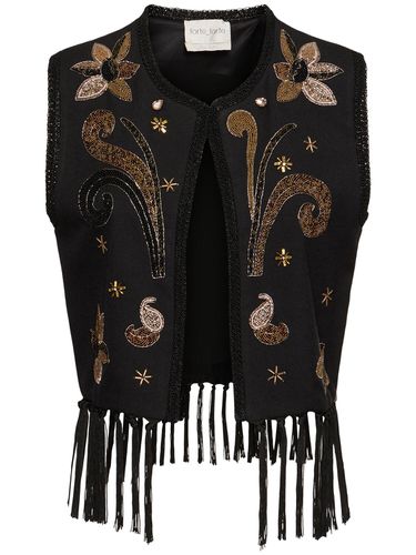 Frangipane Gardens Embroidery Twill Vest - FORTE_FORTE - Modalova