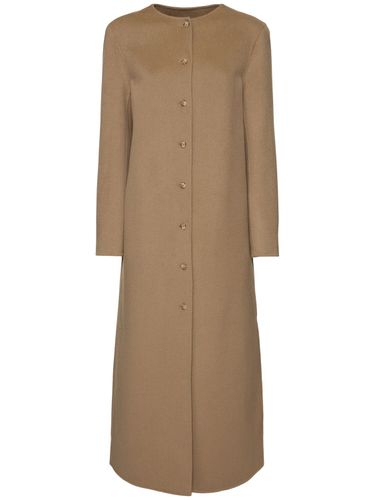 Martil Round Neck Long Coat - LOULOU STUDIO - Modalova