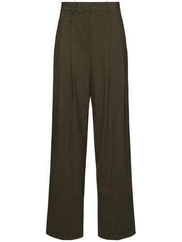 Pleated Wide Leg Pants - THEORY - Modalova