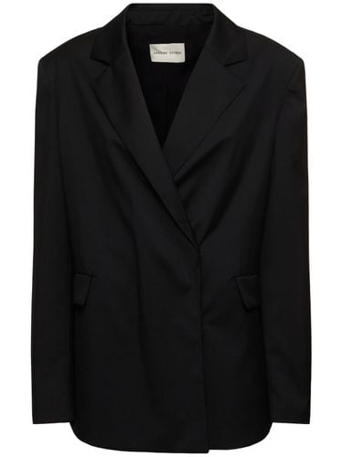 Arlo Double Breast Wool Blazer - LOULOU STUDIO - Modalova