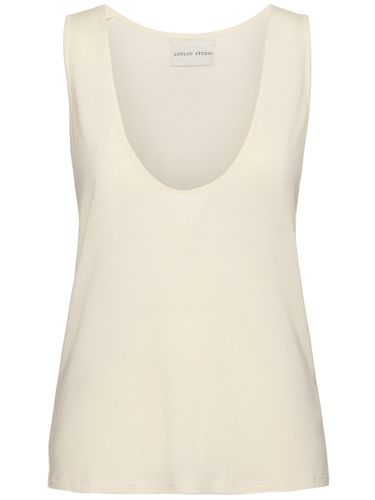 Albia Plunging Tank Top - LOULOU STUDIO - Modalova