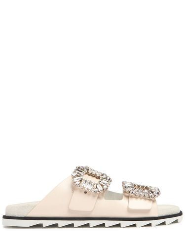 Mm Slidy Viv Leather Sandals - ROGER VIVIER - Modalova