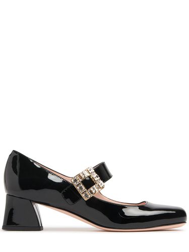 Mm Tres Vivier Strass Leather Pumps - ROGER VIVIER - Modalova