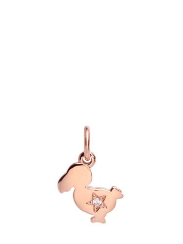 Kt Rose Gold & Diamond Junior Charm - DODO - Modalova