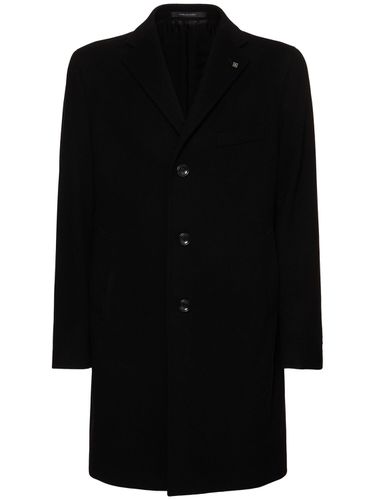 Wool & Cashmere Single Breast Coat - TAGLIATORE - Modalova