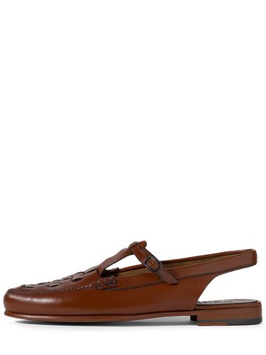 Mm Roqueta Leather Slingback Flats - HEREU - Modalova