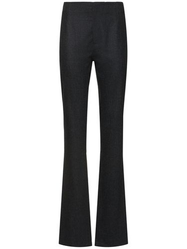 Morrison Stretch Wool Straight Pants - THE FRANKIE SHOP - Modalova