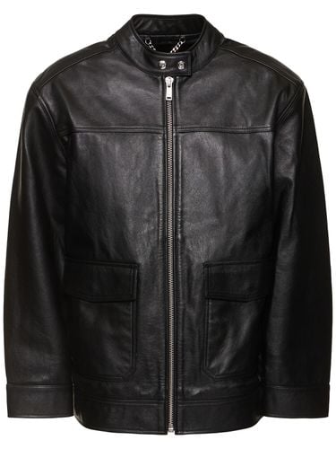 Henry Leather Jacket - ANINE BING - Modalova