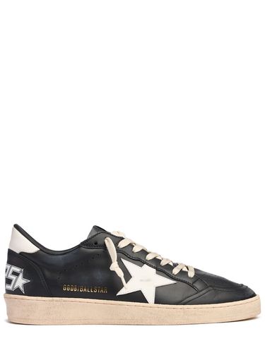 Ball Star Leather Sneakers - GOLDEN GOOSE - Modalova