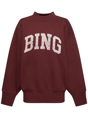 Bradie Logo Cotton Blend Sweatshirt - ANINE BING - Modalova