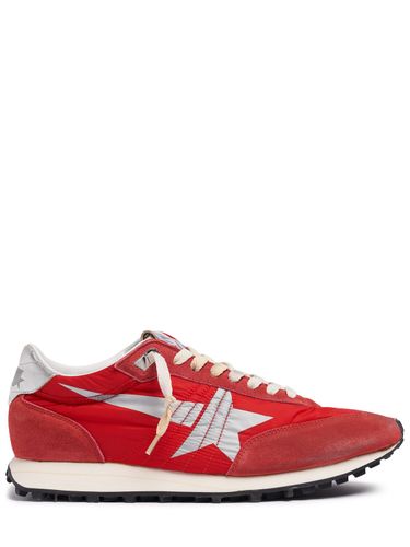 Running Marathon Nylon & Suede Sneakers - GOLDEN GOOSE - Modalova