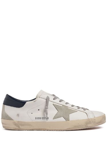 Mm Super Star Leather & Suede Sneakers - GOLDEN GOOSE - Modalova