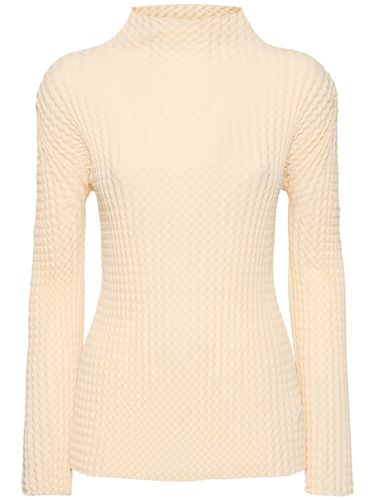 Spongy-48 Cotton Blend Long Sleeve Top - ISSEY MIYAKE - Modalova