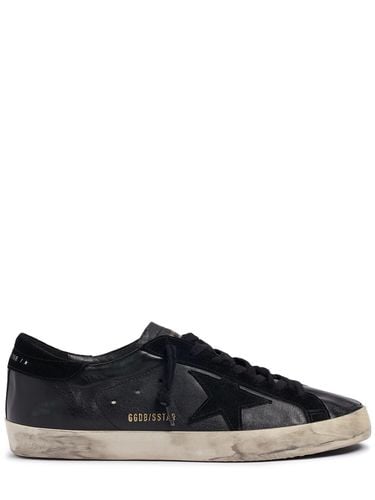 Sneakers Aus Leder Und Wildleder "super Star" - GOLDEN GOOSE - Modalova