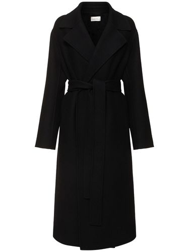 Malika Felted Wool Blend Long Coat - THE ROW - Modalova