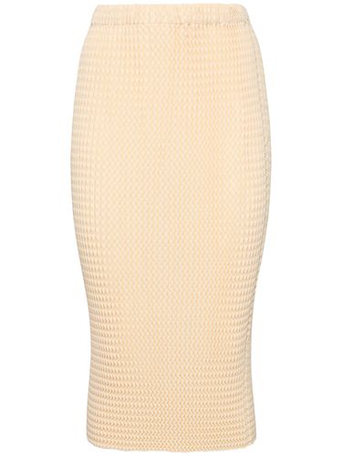 Spongy-48 Cotton Blend Midi Skirt - ISSEY MIYAKE - Modalova